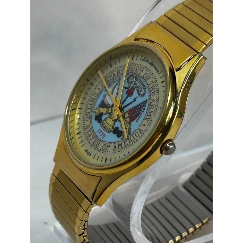 VTG Jules Jurgensen Quartz US Dept of Army men's watch, working